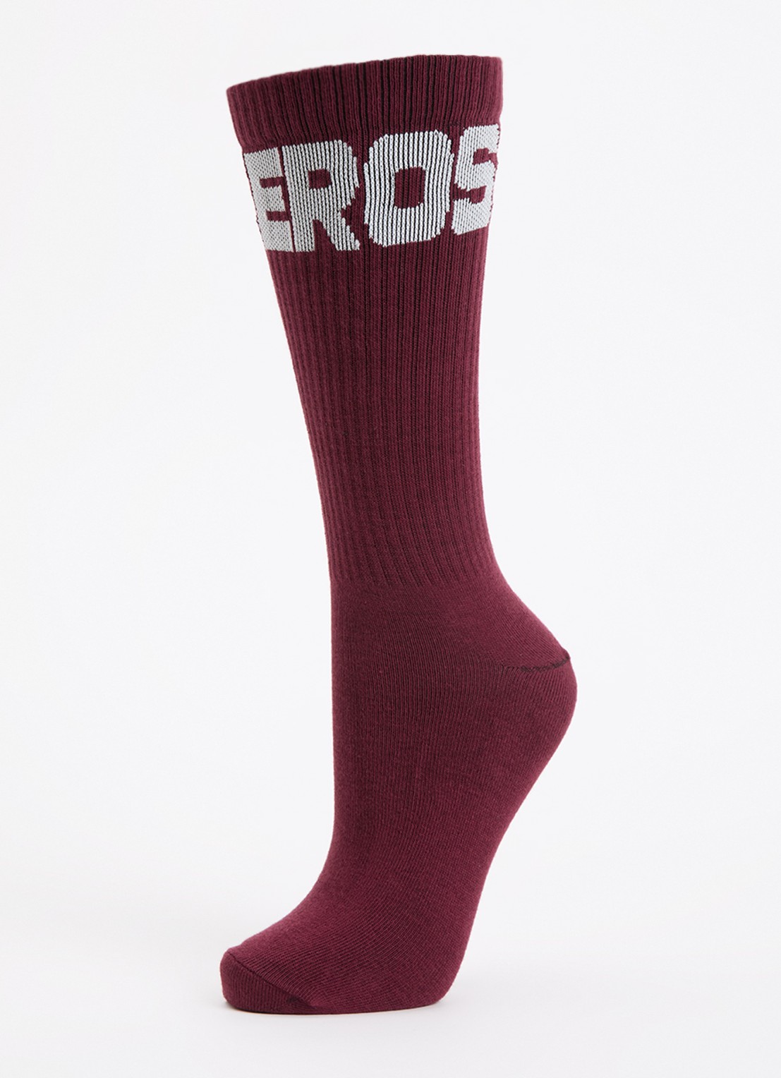 Bellerose Sokken met logo - detail 3 bordeauxrood