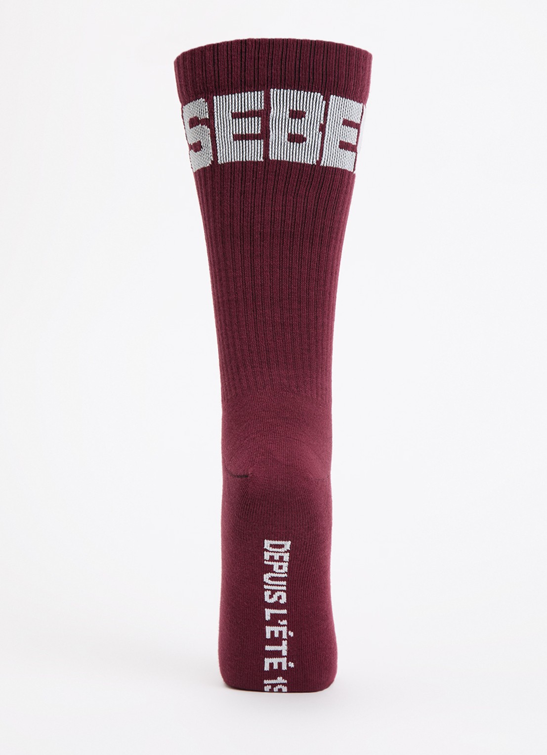 Bellerose Sokken met logo - voorkant 2 bordeauxrood