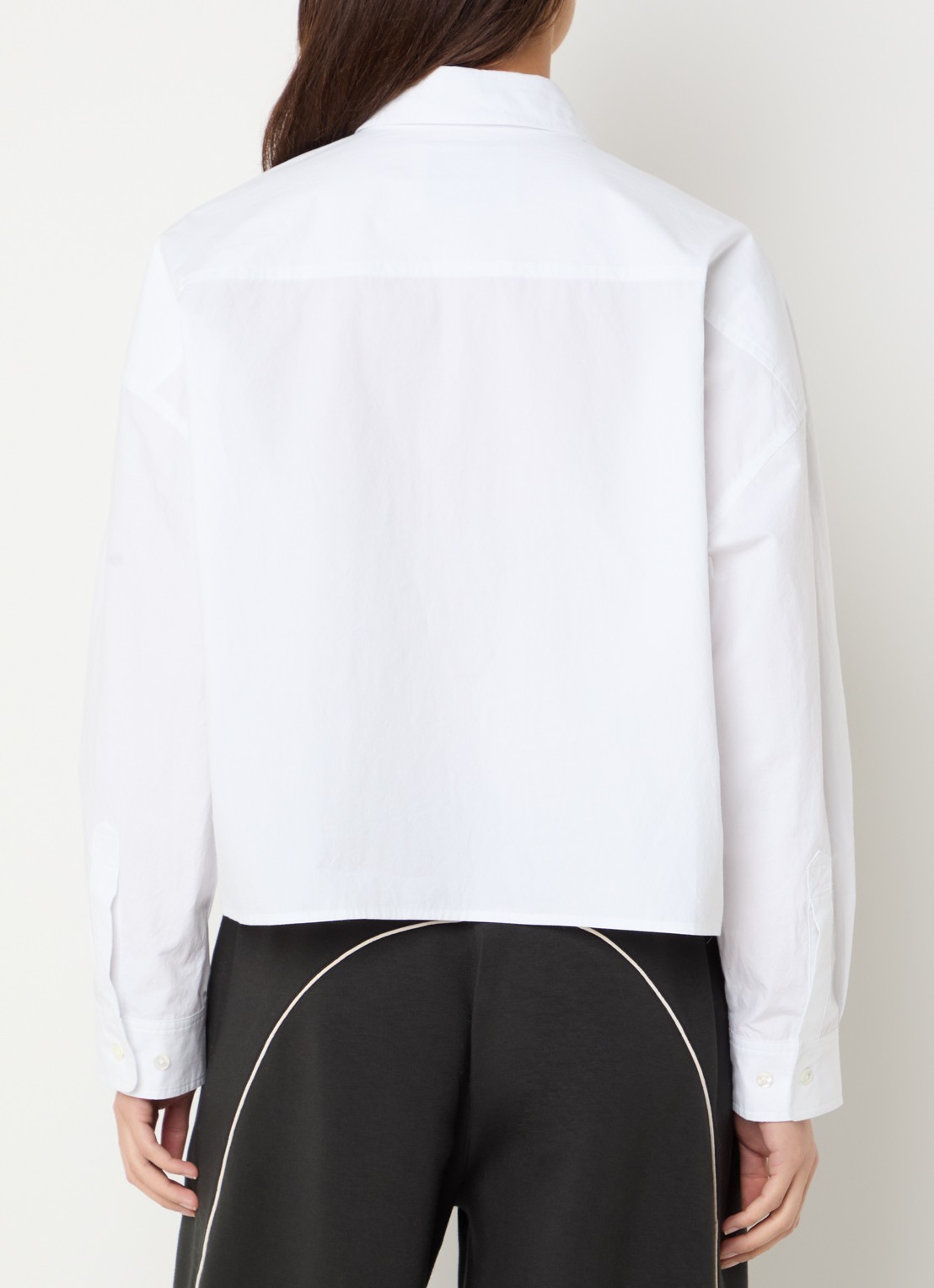 Bellerose Tonny blouse met kraag - achterkant wit