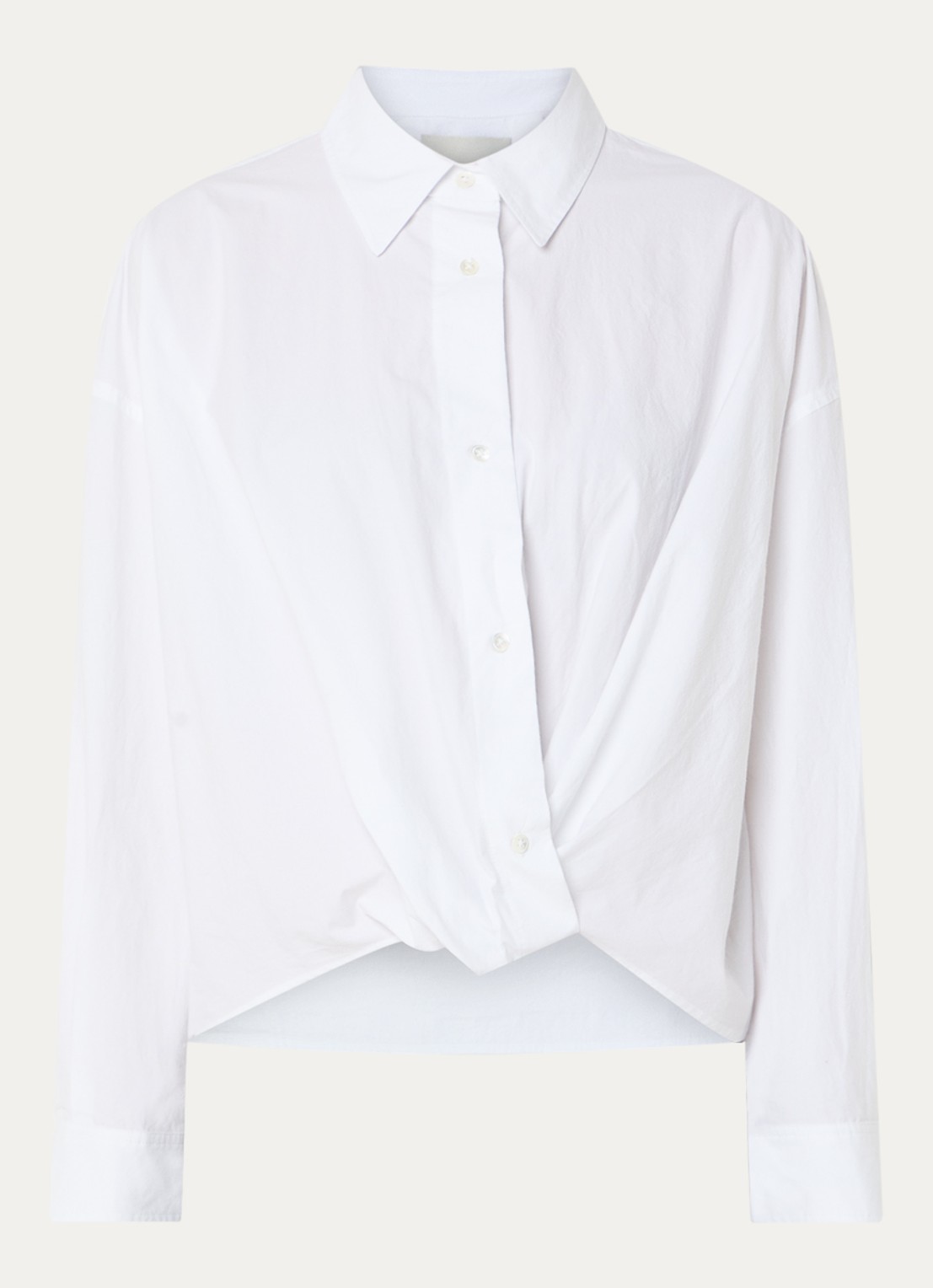 Bellerose Tonny blouse met kraag - voorkant 2 wit