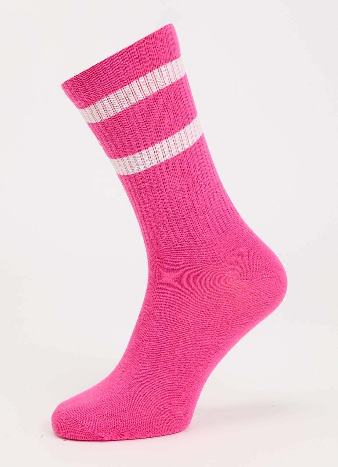 Bellerose Vanmo sokken in katoenblend met logo - detail 3 fuchsia