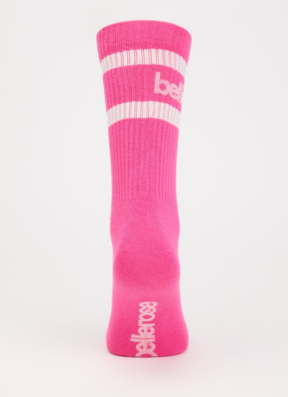 Bellerose Vanmo sokken in katoenblend met logo - voorkant 2 fuchsia