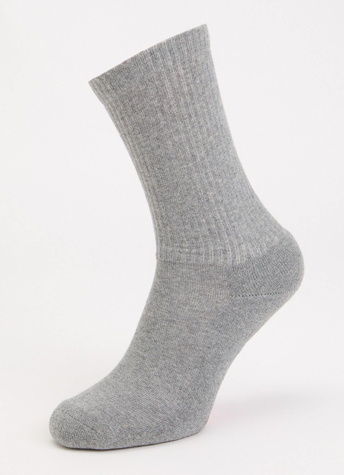 Bellerose Vem sokken in katoenblend met logo - detail 3 grijs