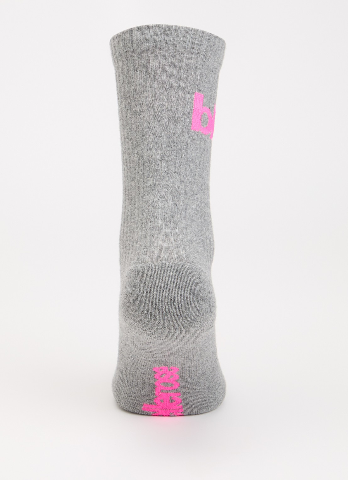 Bellerose Vem sokken in katoenblend met logo - voorkant 2 grijs