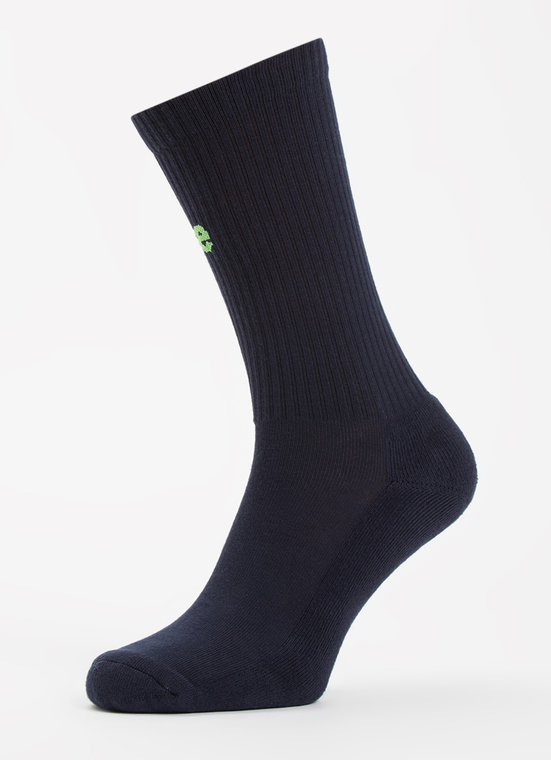 Bellerose Vem sokken in katoenblend met logo - detail 3 donkerblauw
