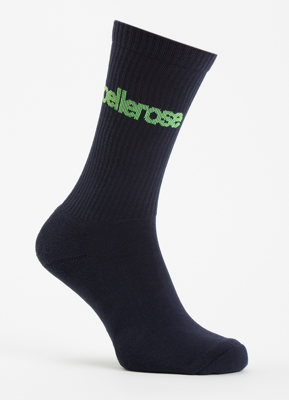Bellerose Vem sokken in katoenblend met logo - voorkant donkerblauw