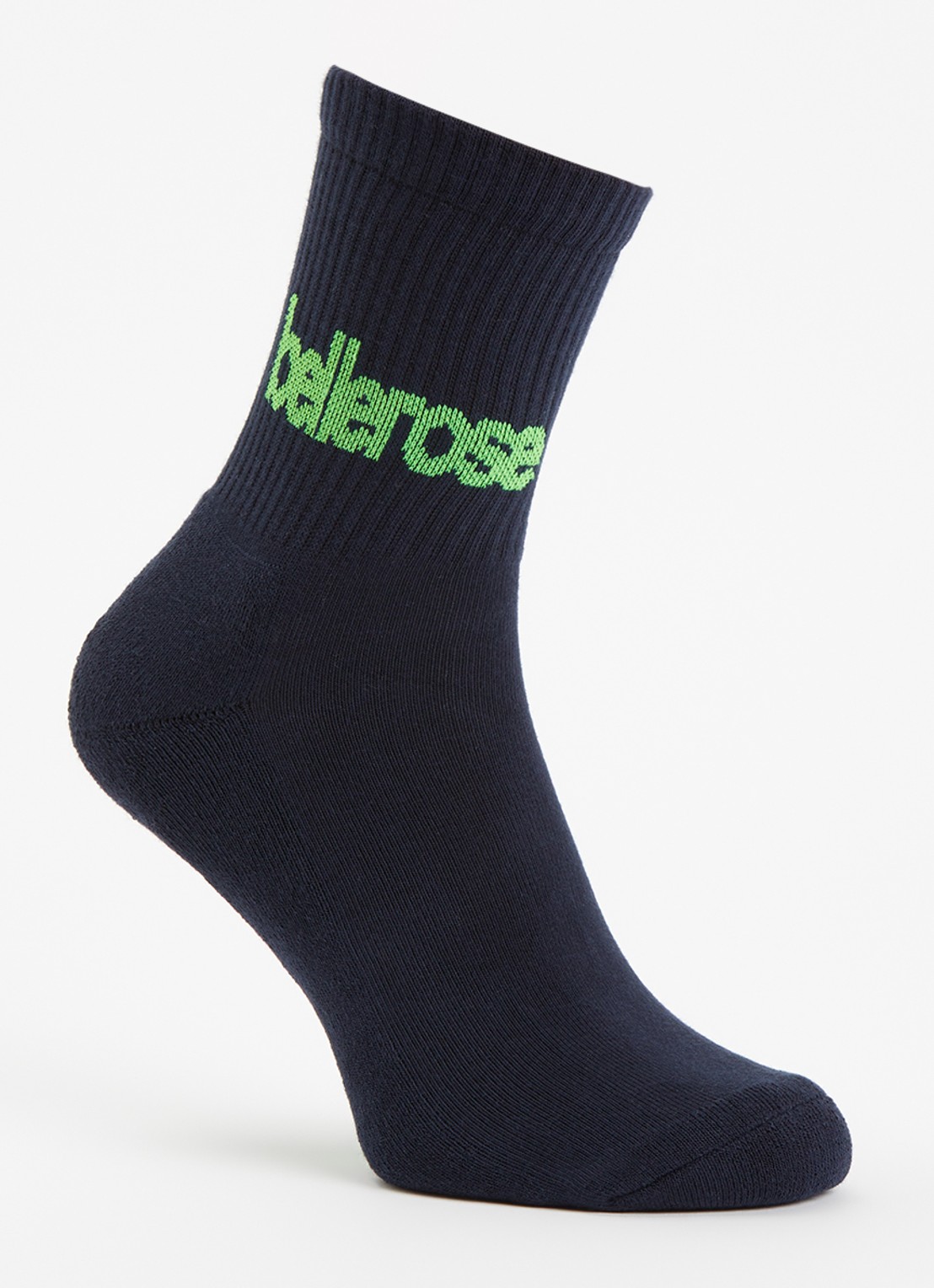 Bellerose Vemho sokken in katoenblend met logo - voorkant 2 donkerblauw