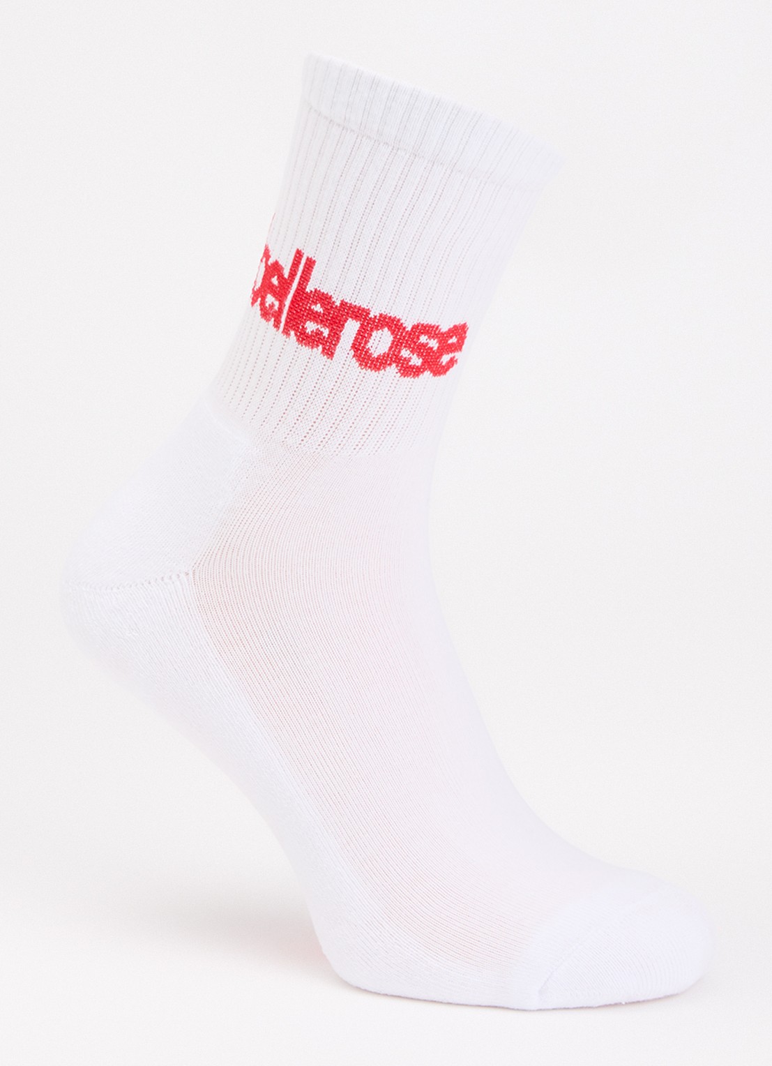Bellerose Vemho sokken in katoenblend met logo - voorkant wit