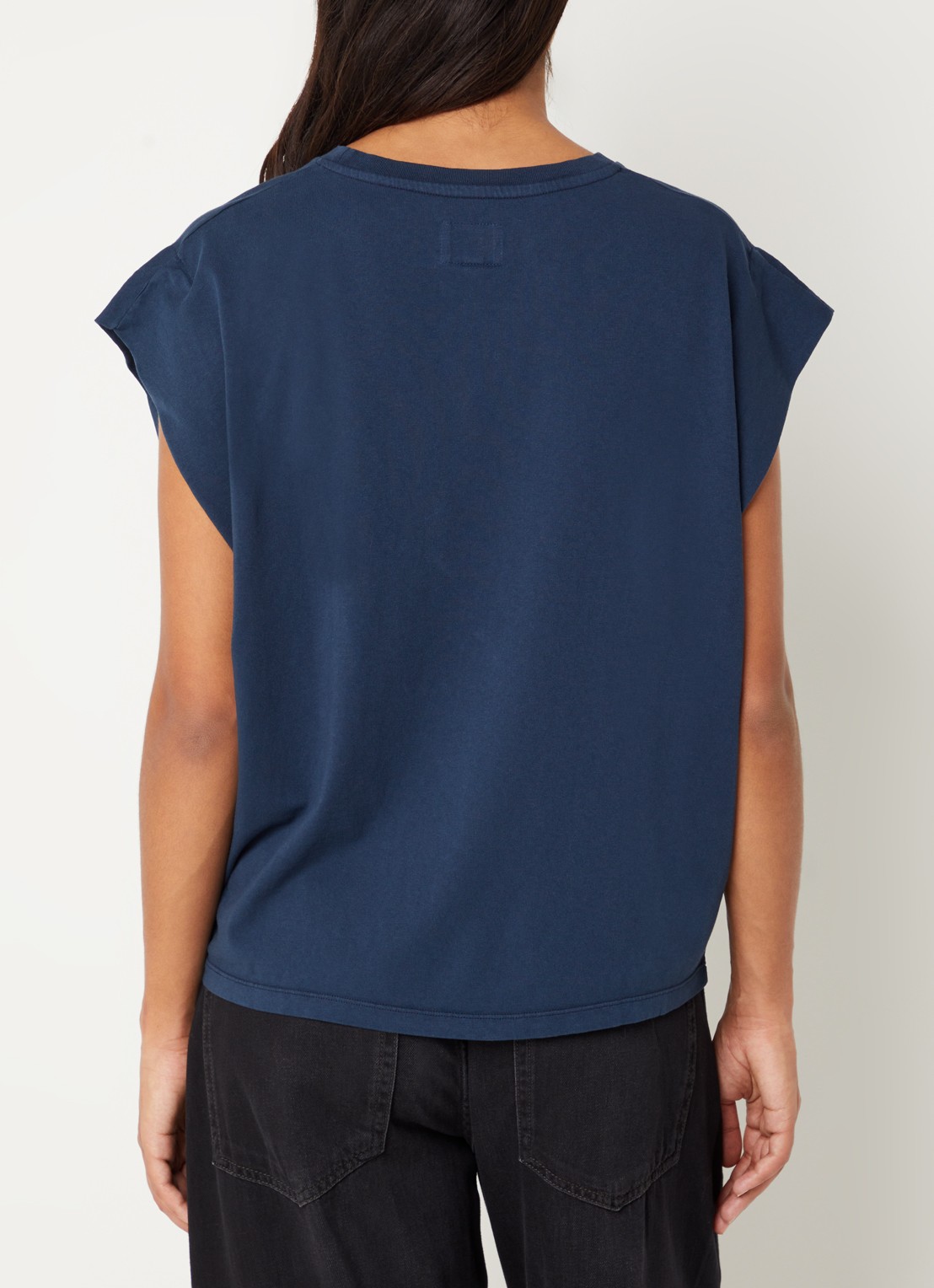 Bellerose Vice T-shirt met boothals - achterkant 3 rood