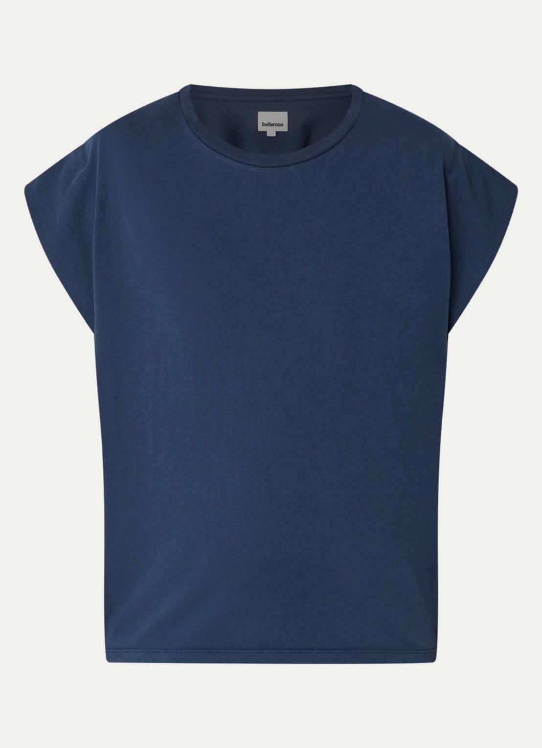 Bellerose Vice T-shirt met boothals - voorkant rood