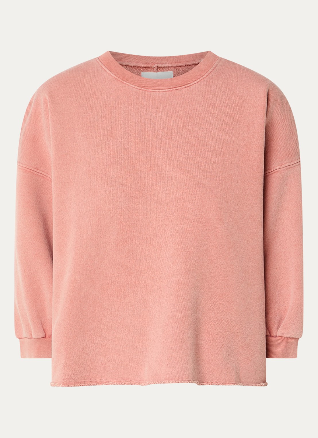 Bellerose Vicske sweater met verwassen afwerking - voorkant 2 rood