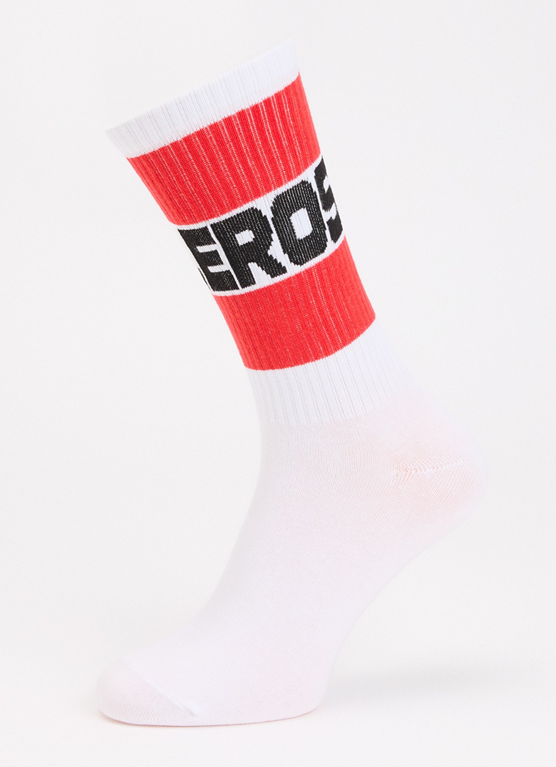 Bellerose Vite sokken in katoenblend met logo - detail wit