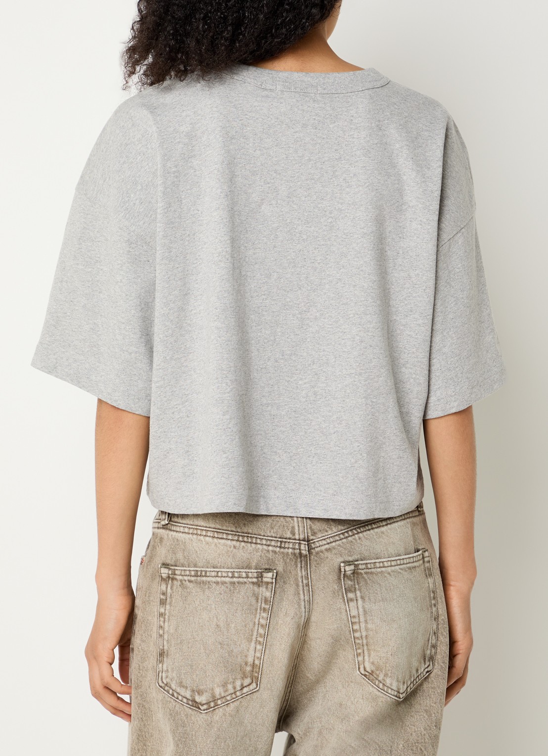 Bellerose Voss T-shirt met ronde hals - achterkant 4 grijs