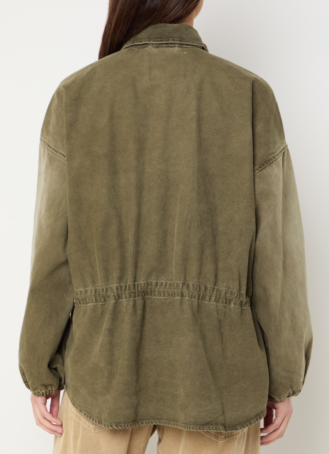 Bellerose Wonder jack met steekzakken - achterkant 4 khaki