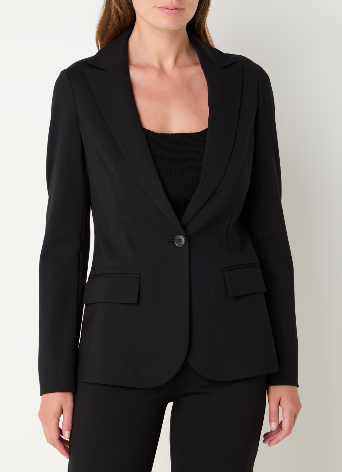 Benetton Blazer met klepzakken - detail 2 zwart