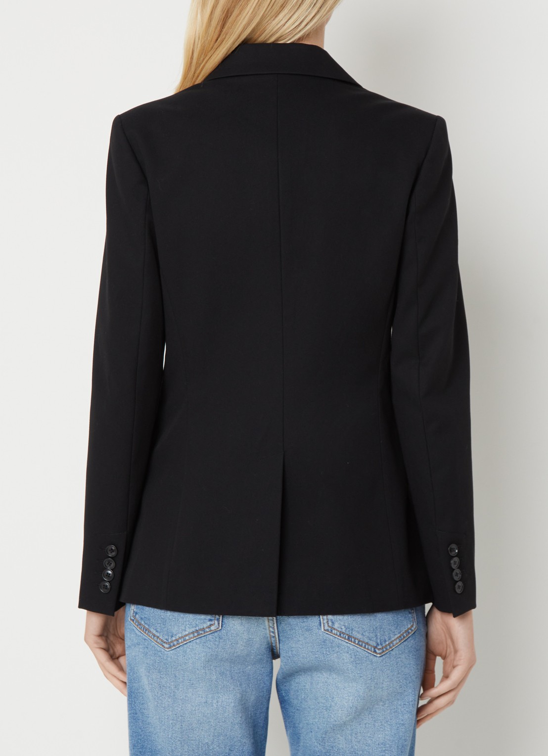 Benetton Blazer met klepzakken - achterkant zwart