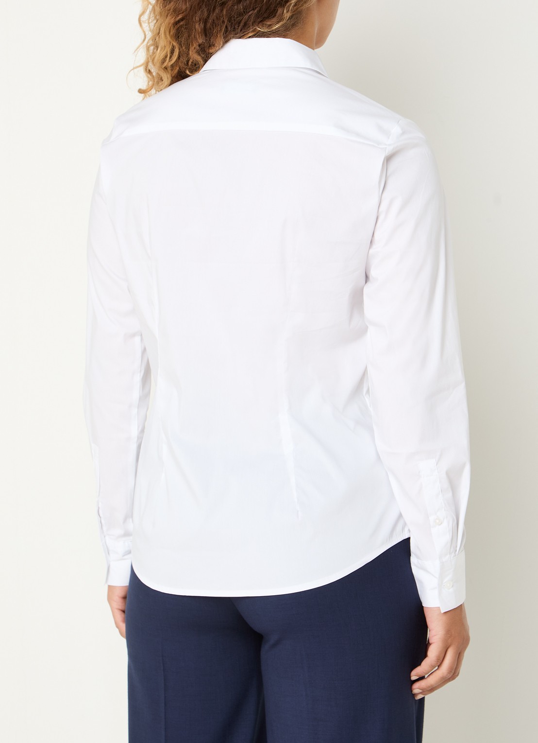 Benetton Blouse met kraag - achterkant 4 gebroken wit