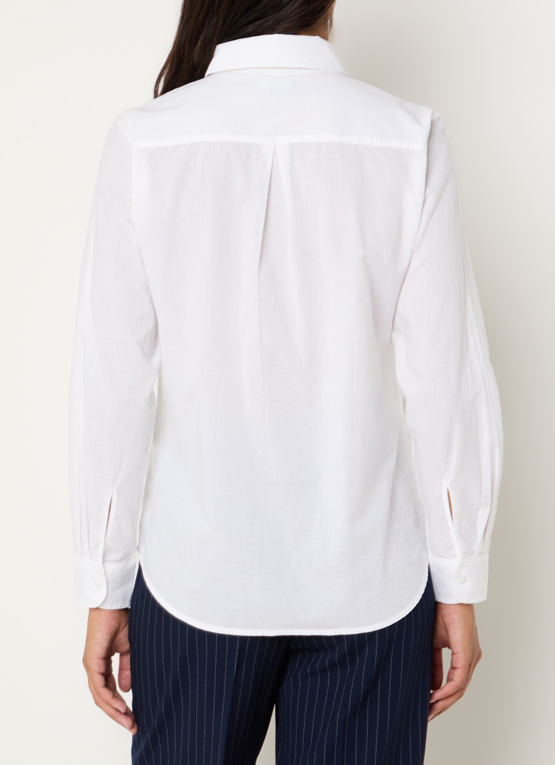 Benetton Blouse met kraag - achterkant 4 gebroken wit