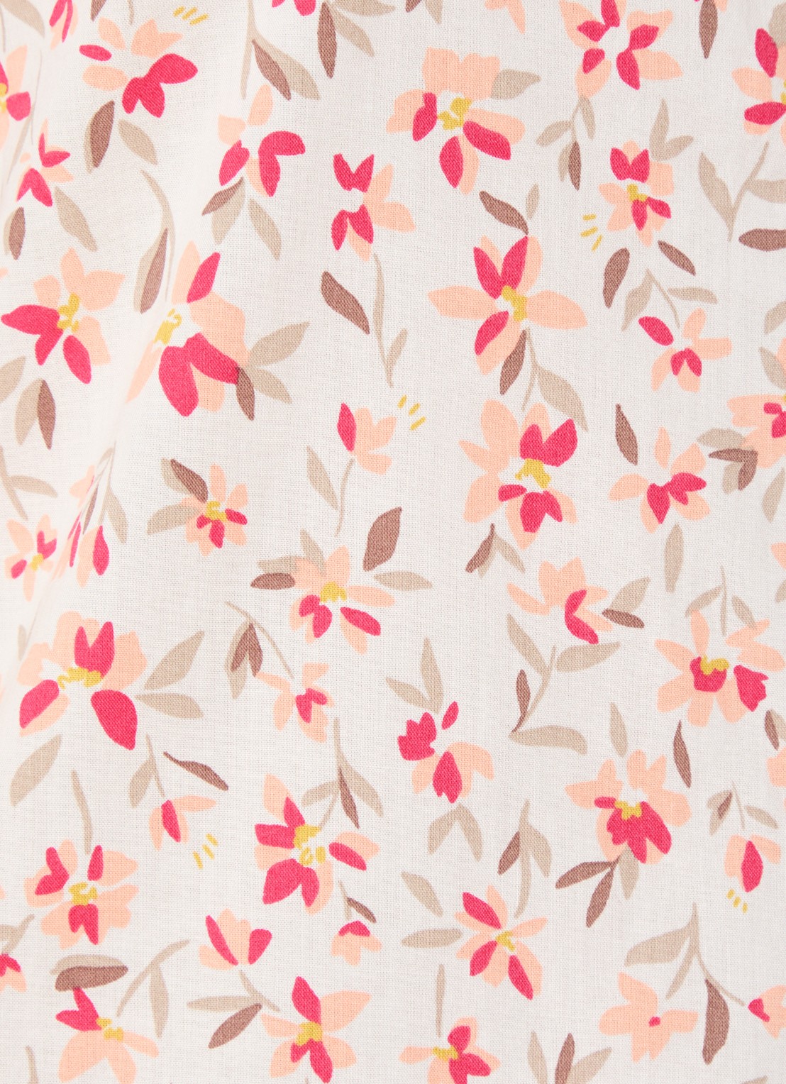 Benetton Blouse met print - detail 4 koraalrood