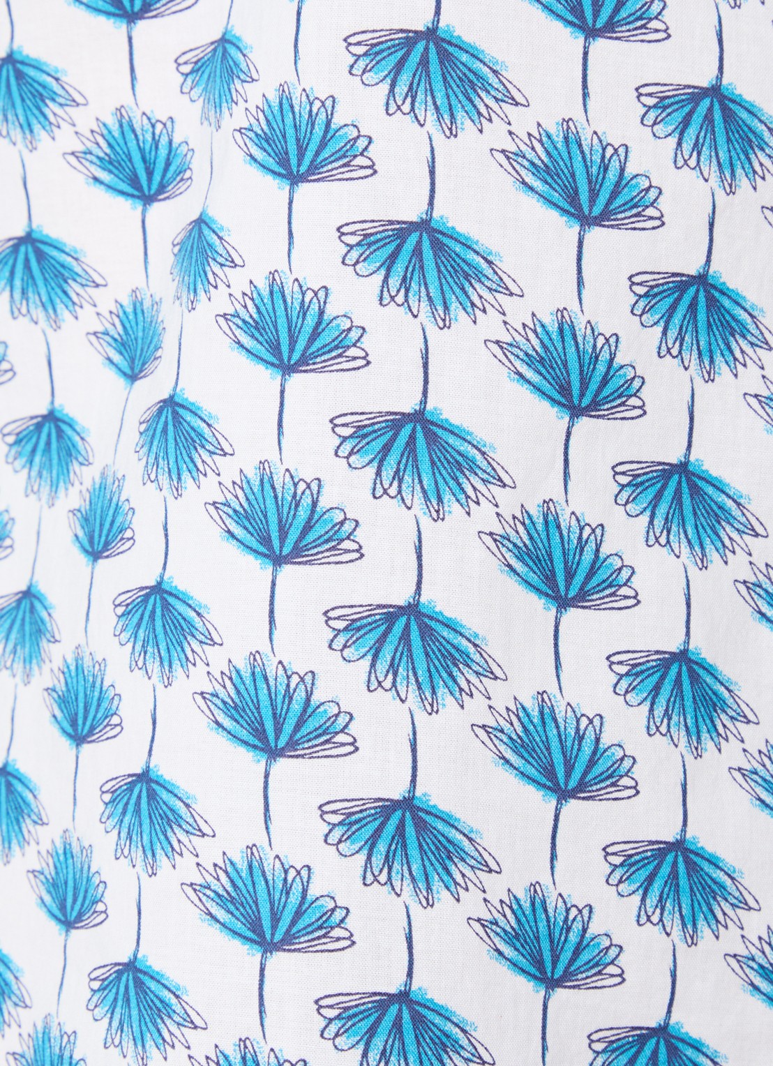 Benetton Blouse met print - detail 4 gebroken wit