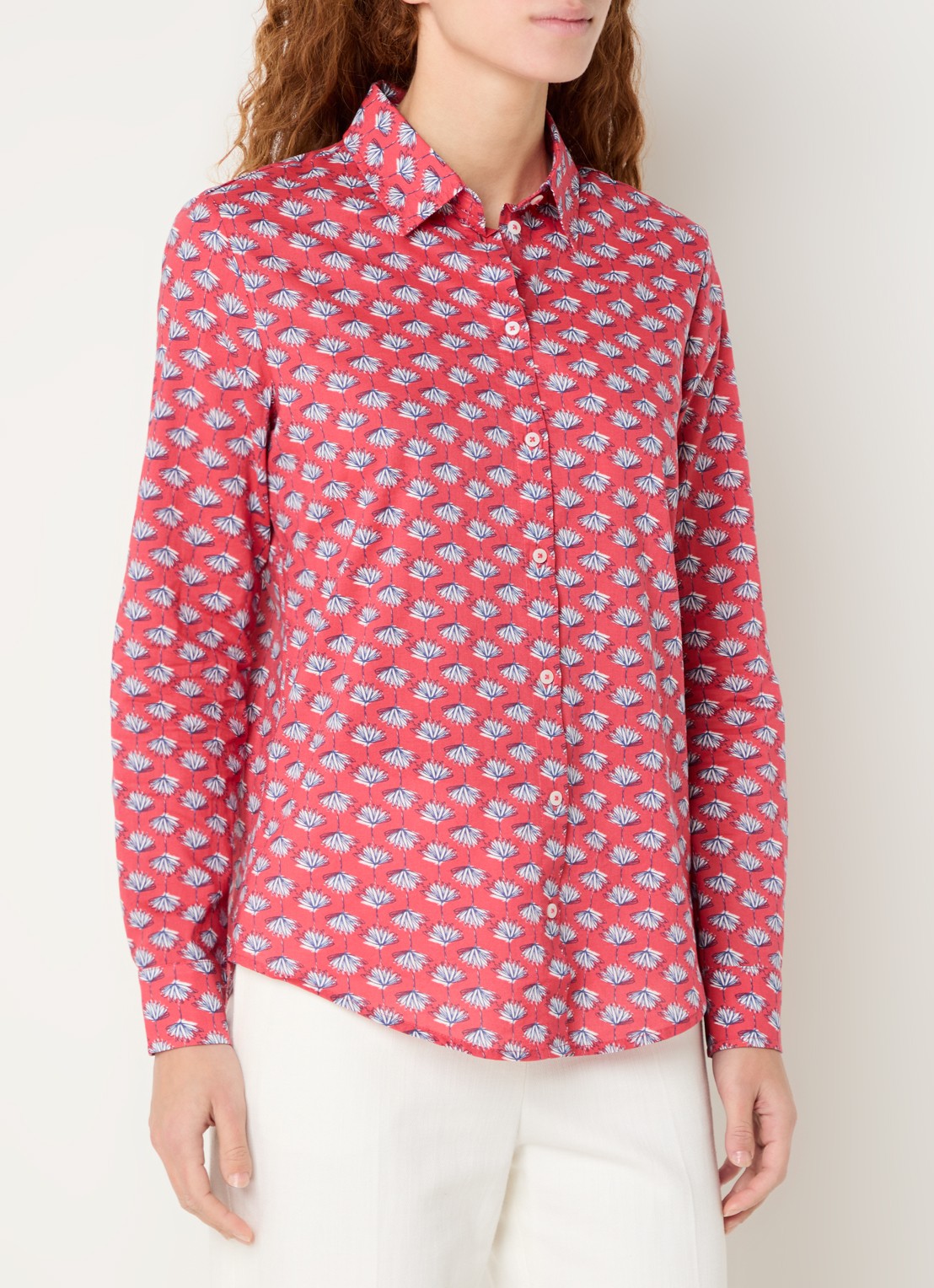 Benetton Blouse met print - detail 4 rood