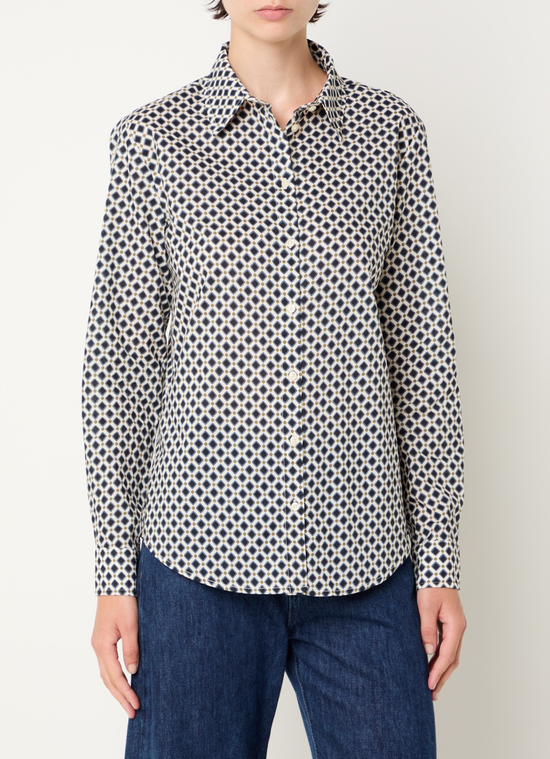 Benetton Blouse met print - detail 4 groen