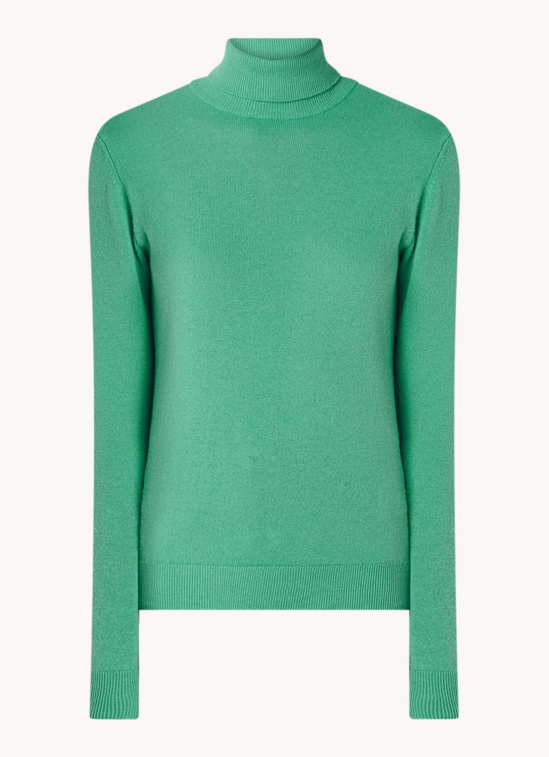 Benetton Fijngebreide coltrui van merino wol - voorkant 5 mint