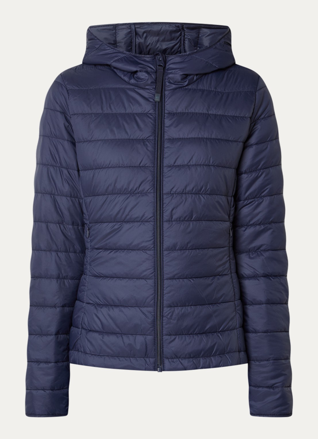 Benetton Gewatteerd jack met waterafstotende coating - voorkant 2 donkerblauw