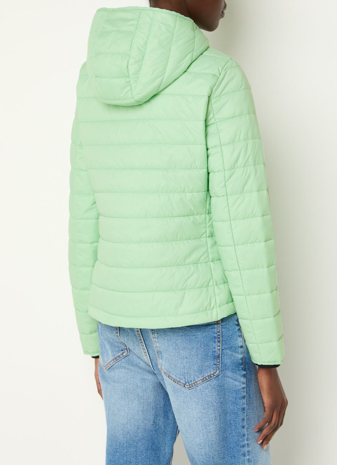 Benetton Gewatteerd jack met waterafstotende coating - achterkant 4 mint