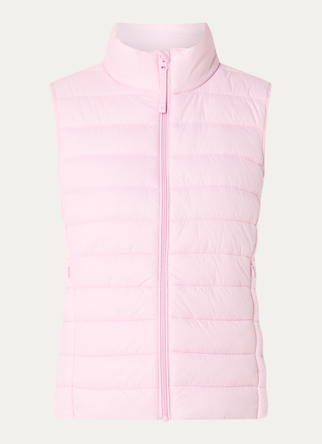 Benetton Gewatteerde bodywarmer met waterafstotende coating - voorkant oudroze