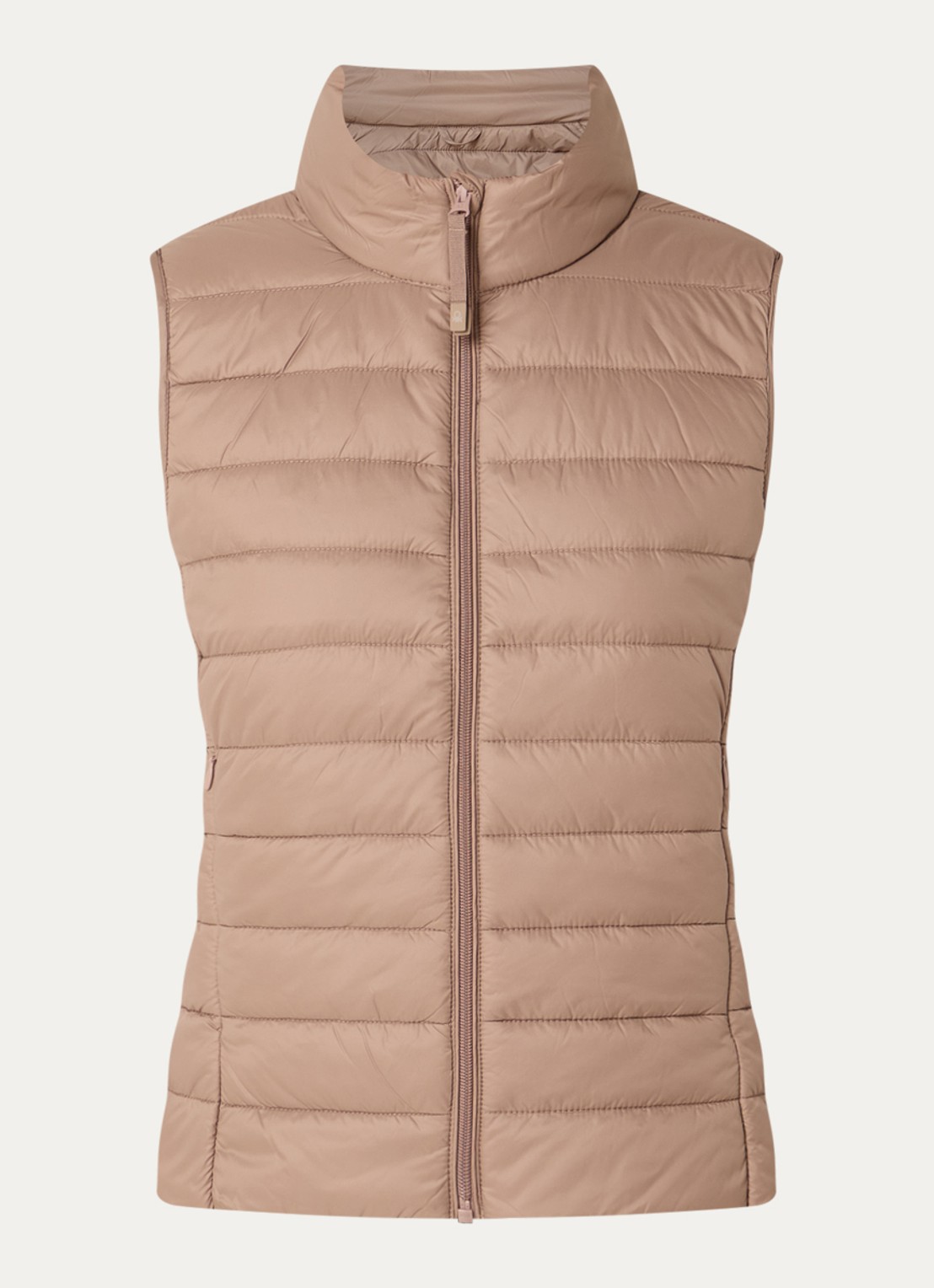 Benetton Gewatteerde bodywarmer met waterafstotende coating - voorkant 2 groen