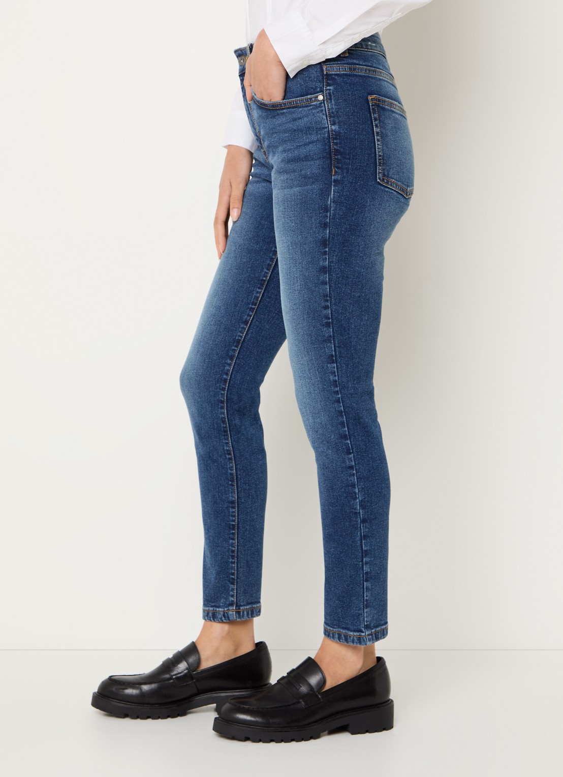 Benetton High waist skinny jeans met steekzakken - detail 5 jeans