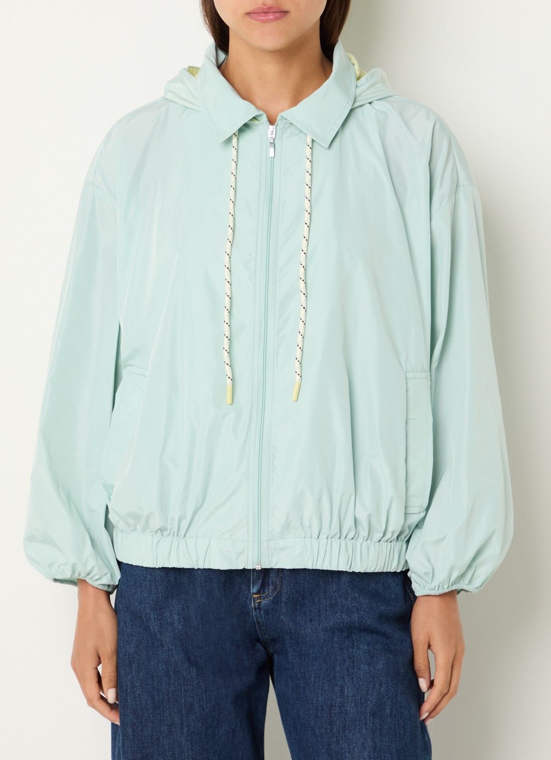 Benetton Jack met steekzakken en capuchon - detail 2 mint