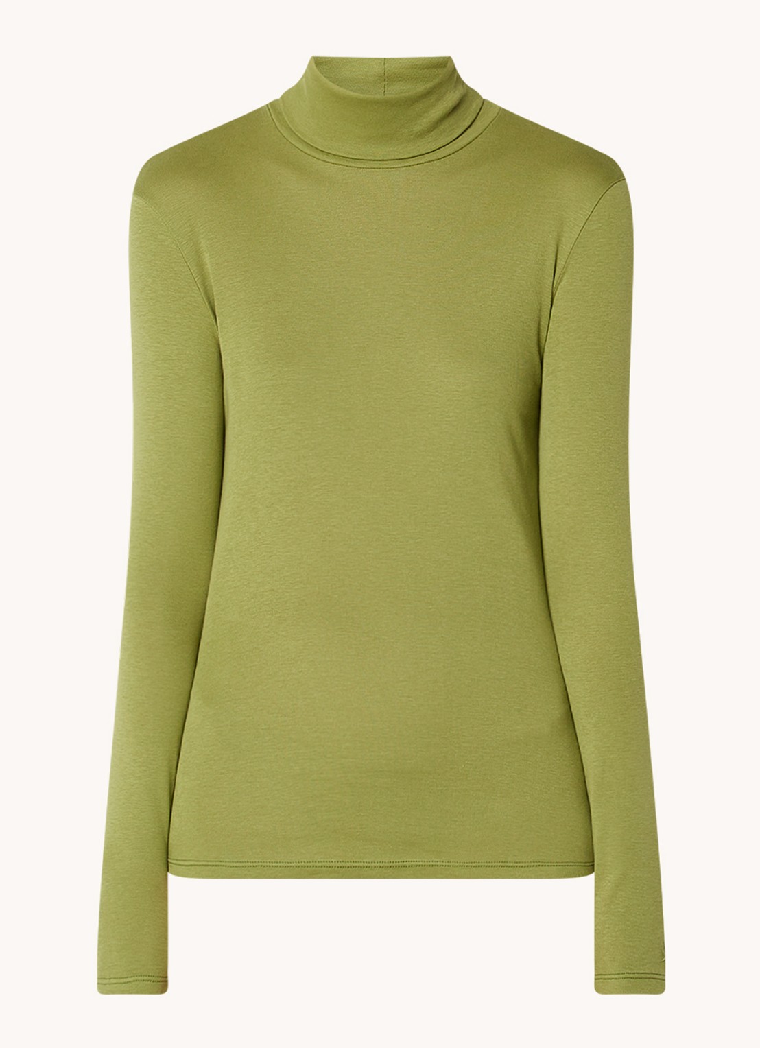 Benetton Longsleeve met col - voorkant 3 groen