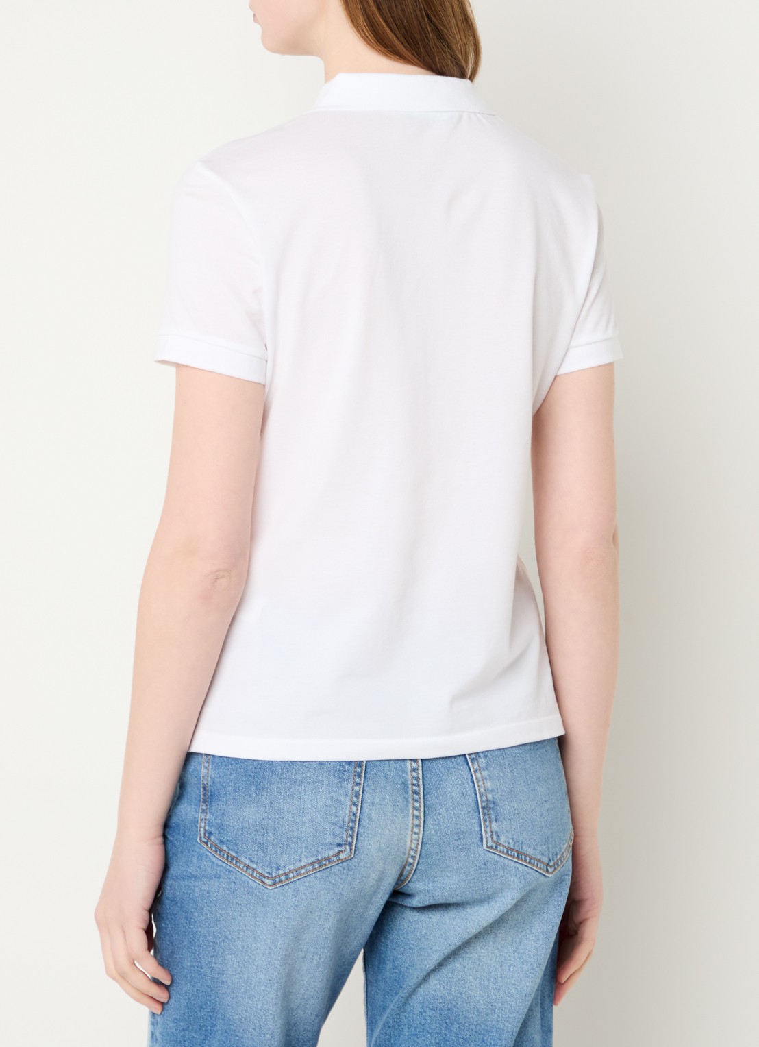 Benetton Polo met logo - achterkant 3 wit
