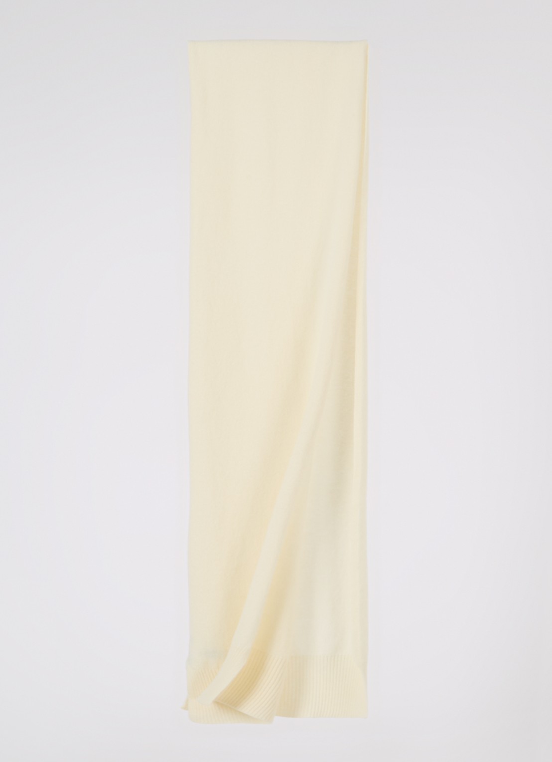 Benetton Sjaal van scheerwol 190 x 30 cm - detail creme