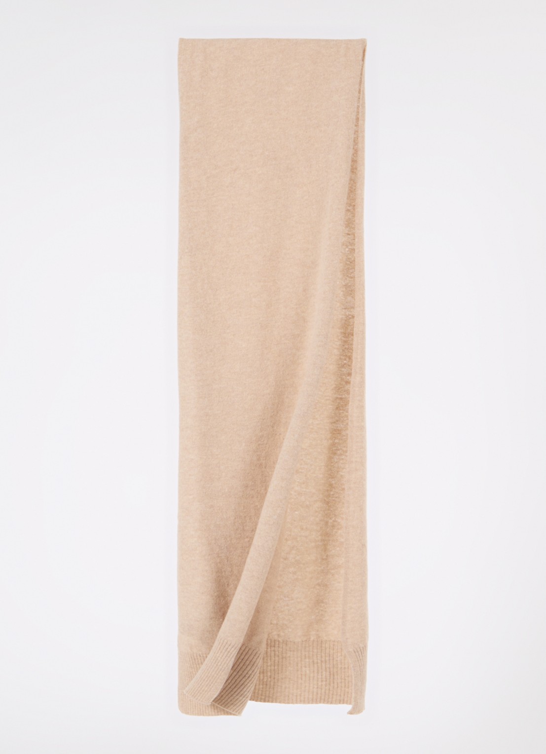 Benetton Sjaal van scheerwol 190 x 30 cm - detail beige