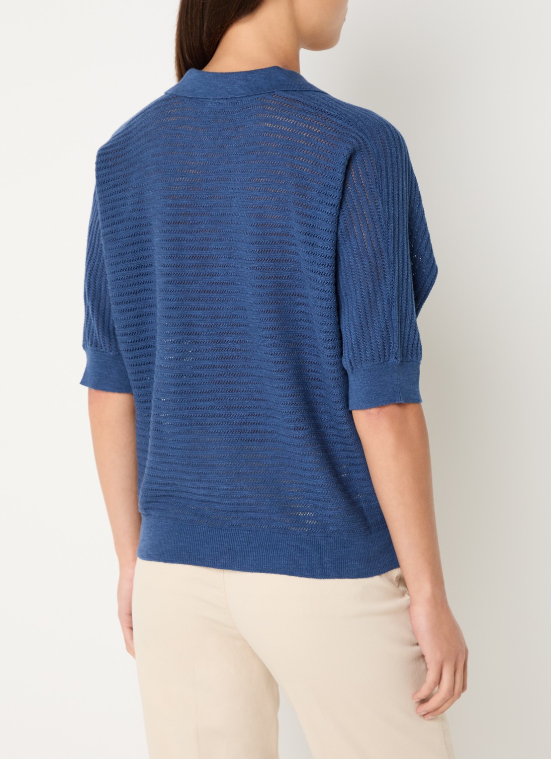 Benetton Top van crochet - achterkant 3 jeans