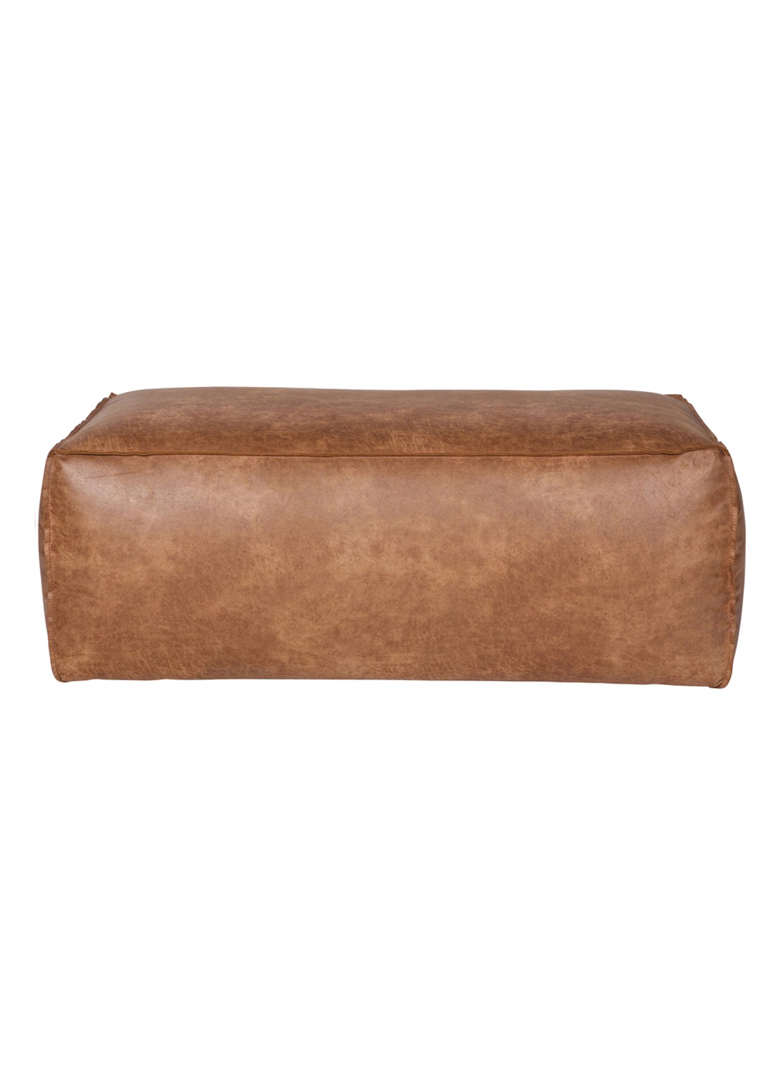 BePureHome Rodeo poef - voorkant bruin