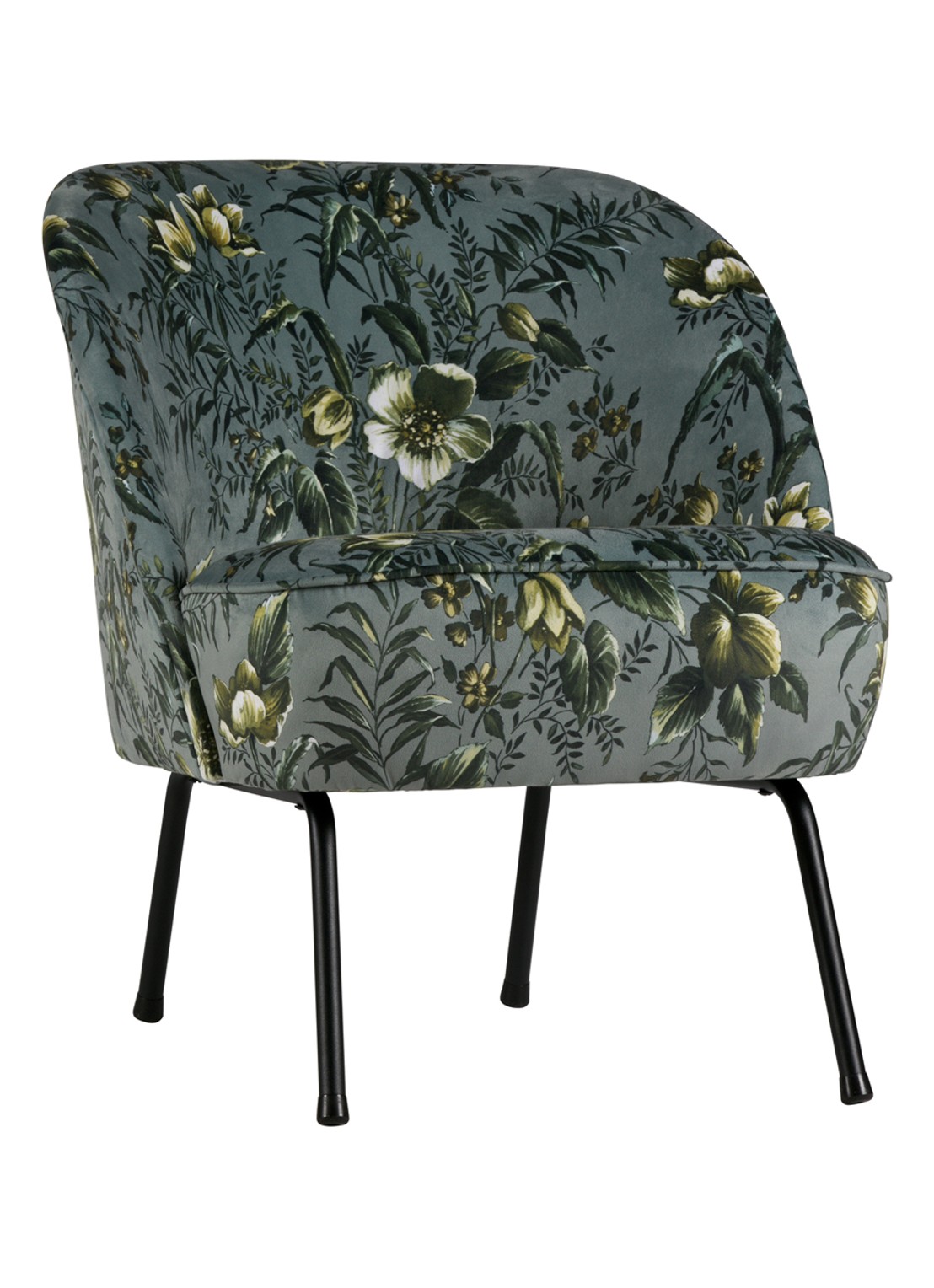 BePureHome Vogue fauteuil - voorkant grijs