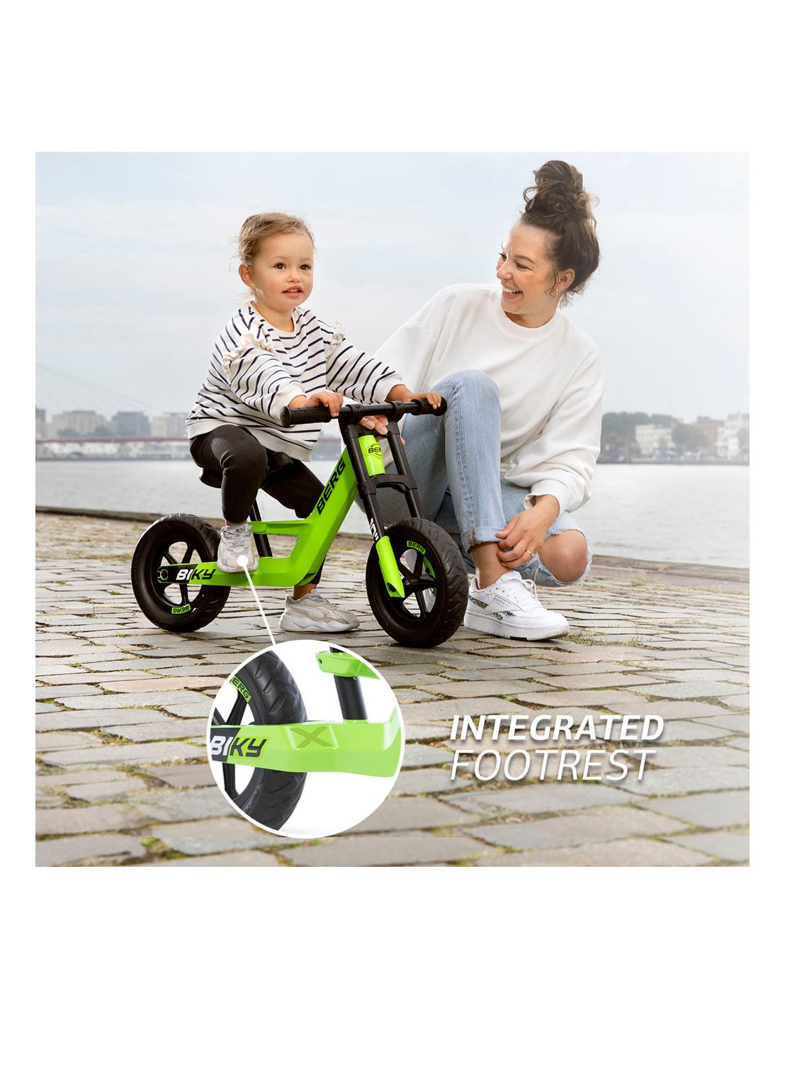 Berg Toys Biky Mini loopfiets - detail felgroen