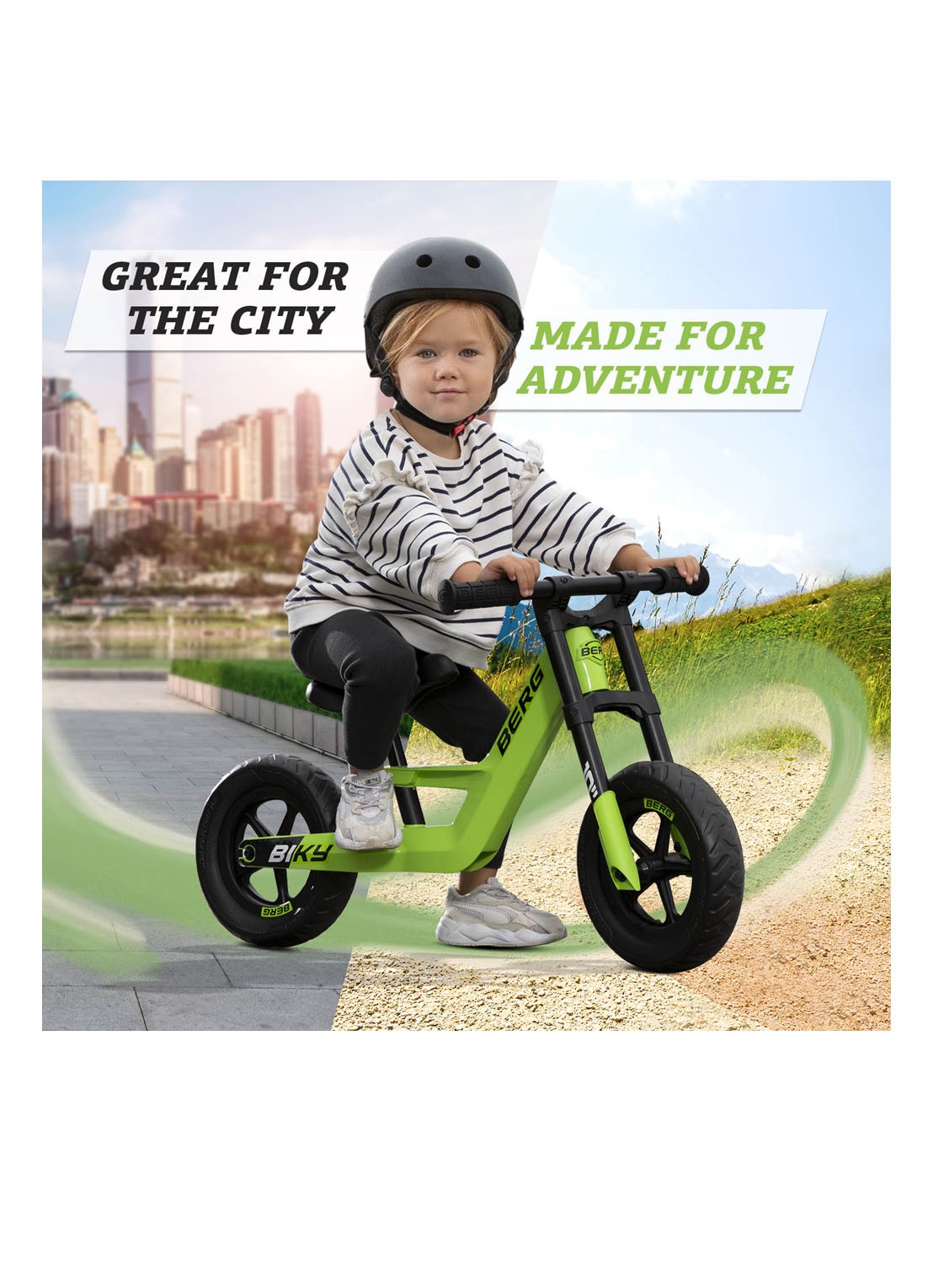 Berg Toys Biky Mini loopfiets - detail 3 felgroen