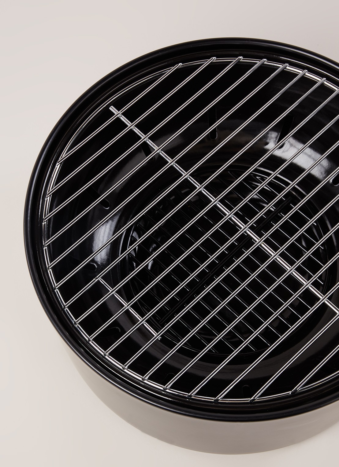 BergHOFF Leo tafelbarbecue met draagriem 35 cm - detail zwart