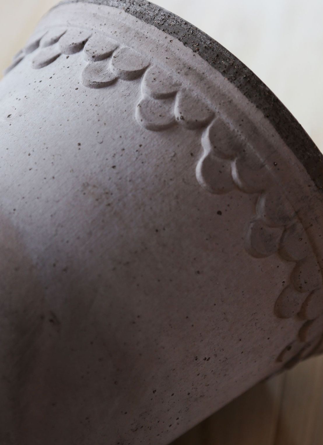 Bergs Potter Københavner Raw bloempot voor binnen Ø16 cm - detail 3 grijs