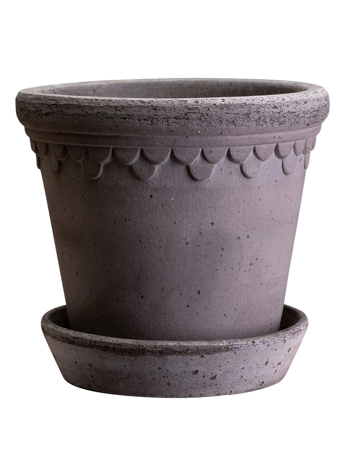Bergs Potter Københavner Raw bloempot voor binnen Ø18 cm - voorkant 2 grijs