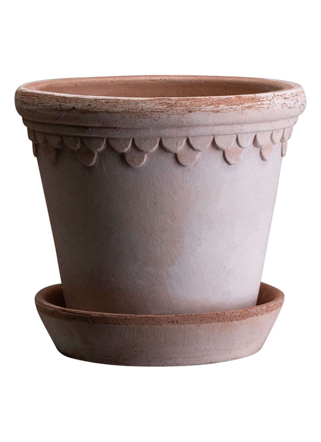 Bergs Potter Københavner bloempot voor binnen en buiten Ø21 cm - voorkant donkerbeige