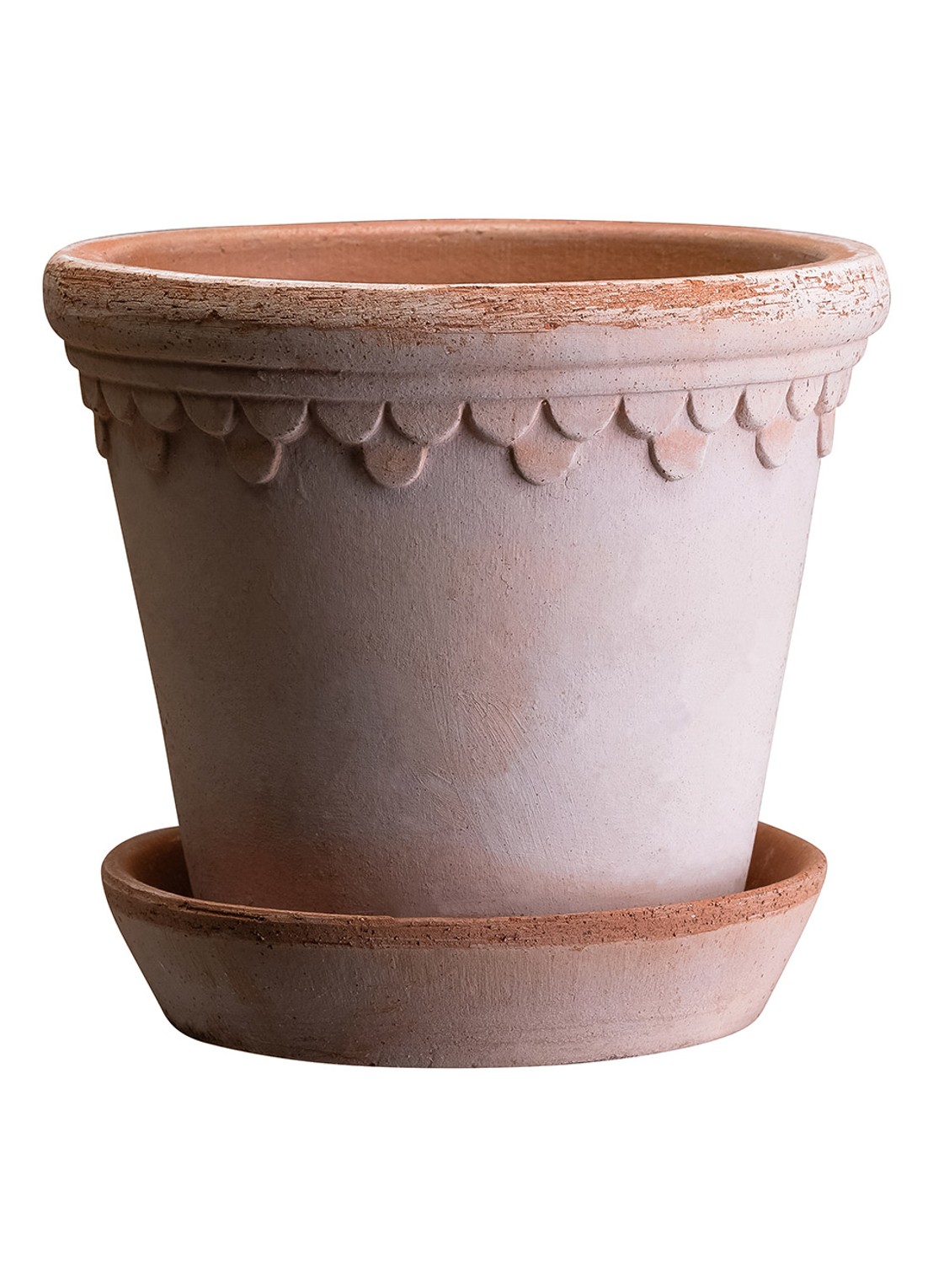 Bergs Potter Københavner Raw bloempot voor binnen Ø16 cm - voorkant roze