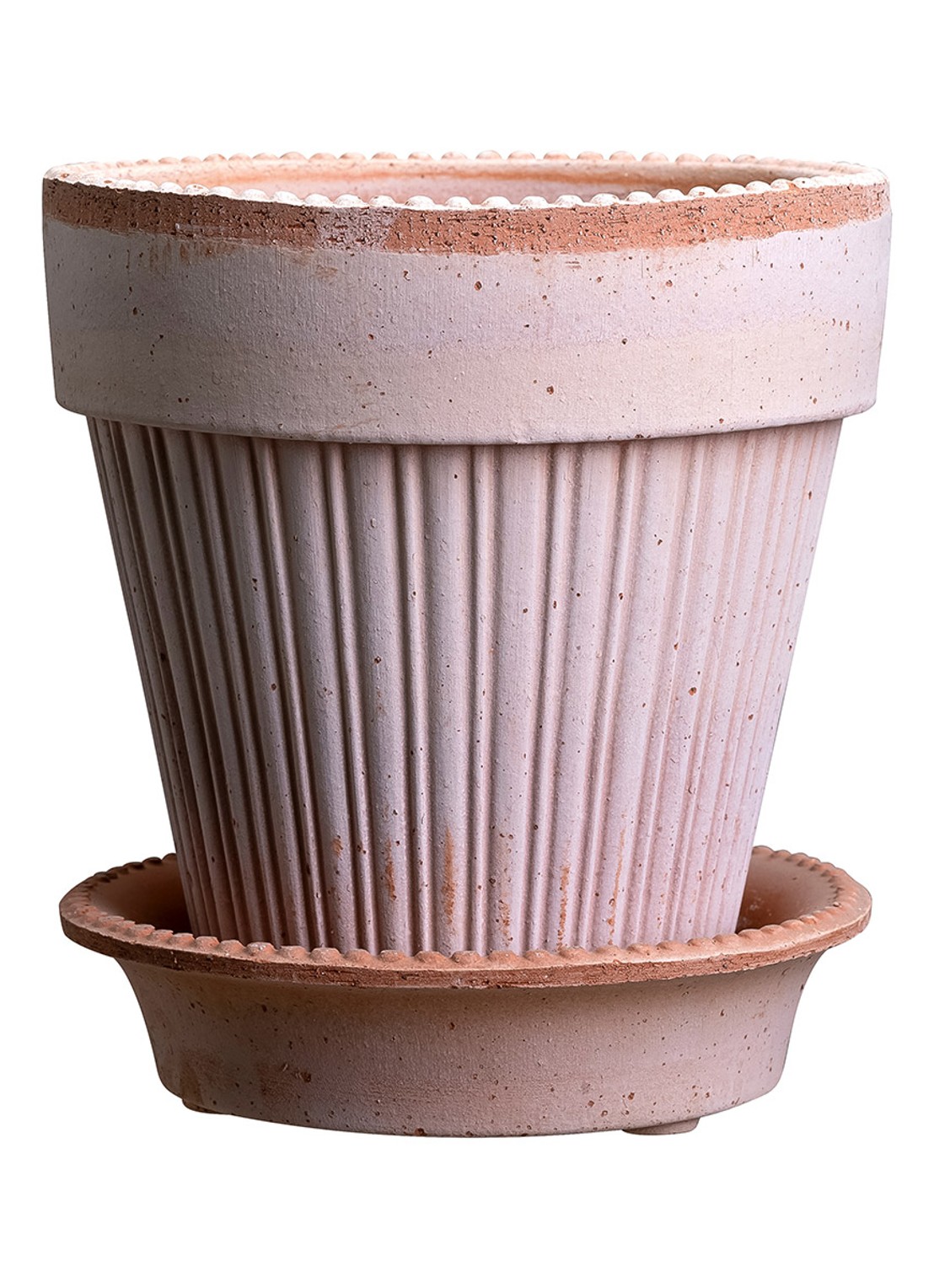Bergs Potter Simona Raw bloempot voor binnen Ø 14 cm - voorkant roze