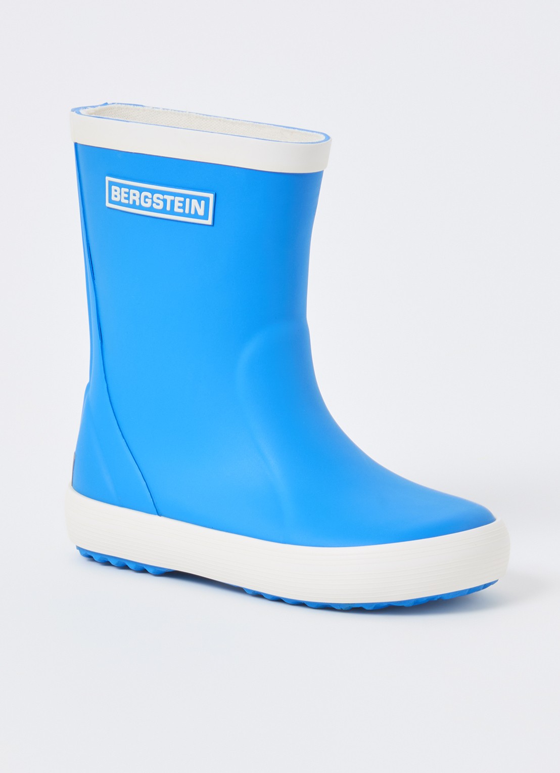 Bergstein Classic regenlaars met logo - voorkant 3 blauw