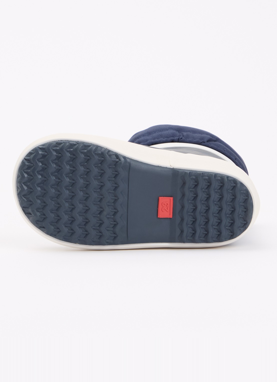 Bergstein Classic regenlaars met logo - detail donkerblauw